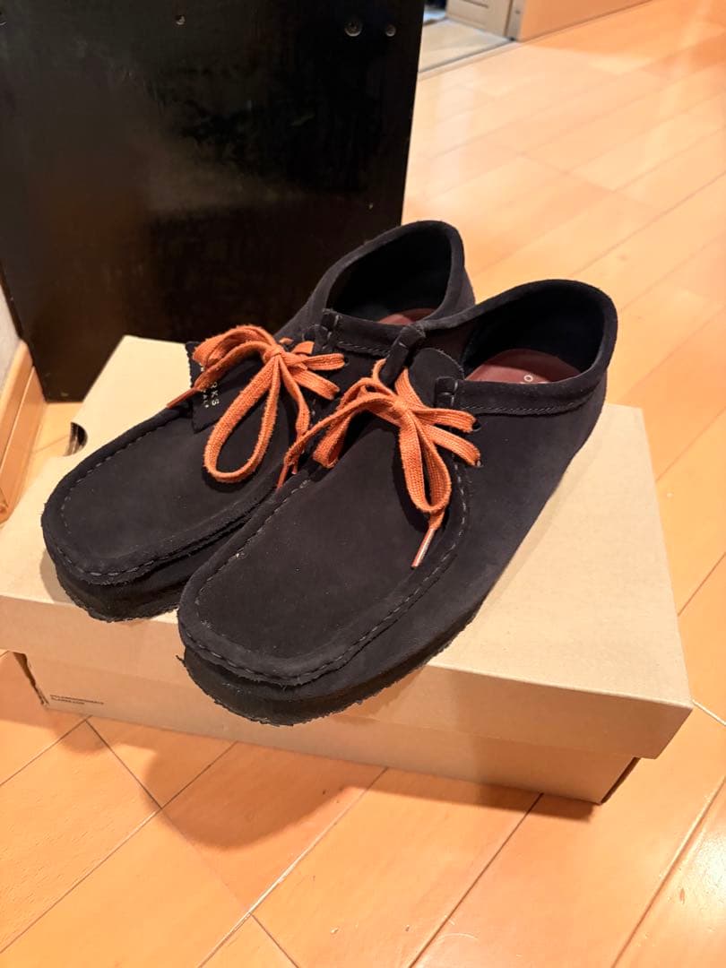 CLARKS Wallabee ブラック 8.5