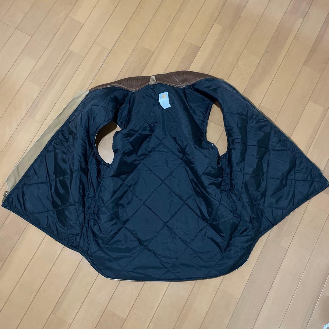 カーハート USA製 ダックベスト 腰ゴム XL 米国製