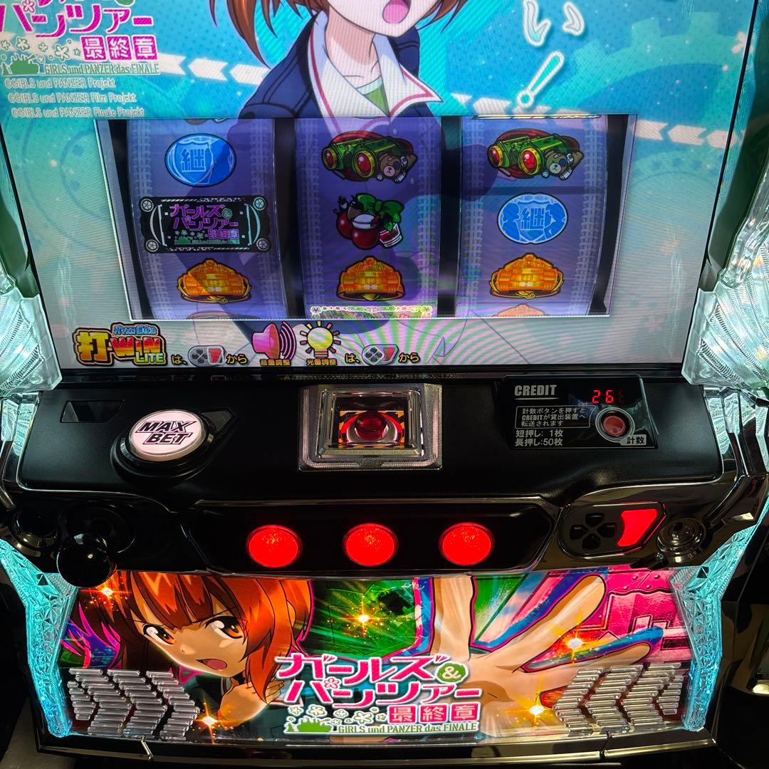 パチスロ Ｌ ガールズ＆パンツァー 最終章 ユニット付 スマスロ実機 スマスロ