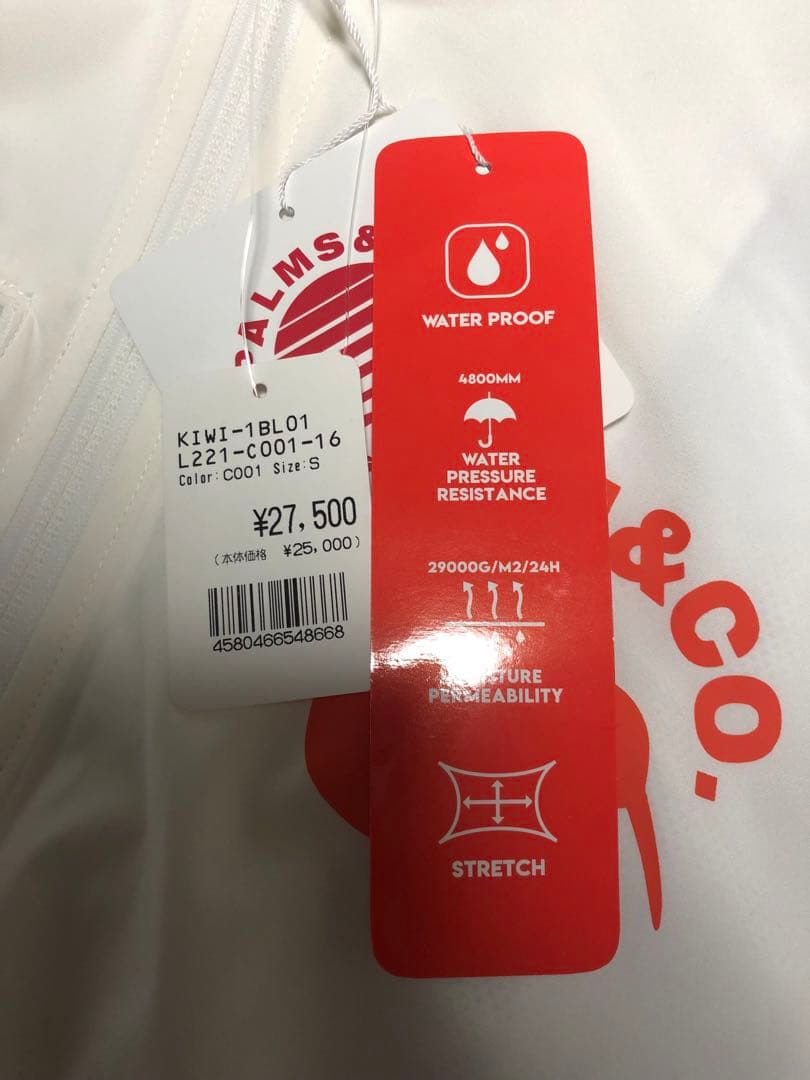 PALMS&CO レインウェア　Sサイズ