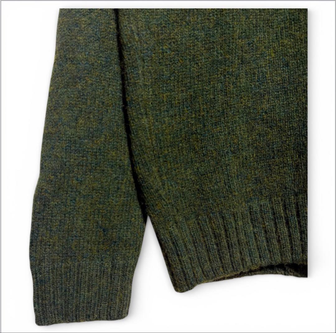 【LACOSTE ラコステ】ウール ハーフジップ ニット モスグリーン 日本製