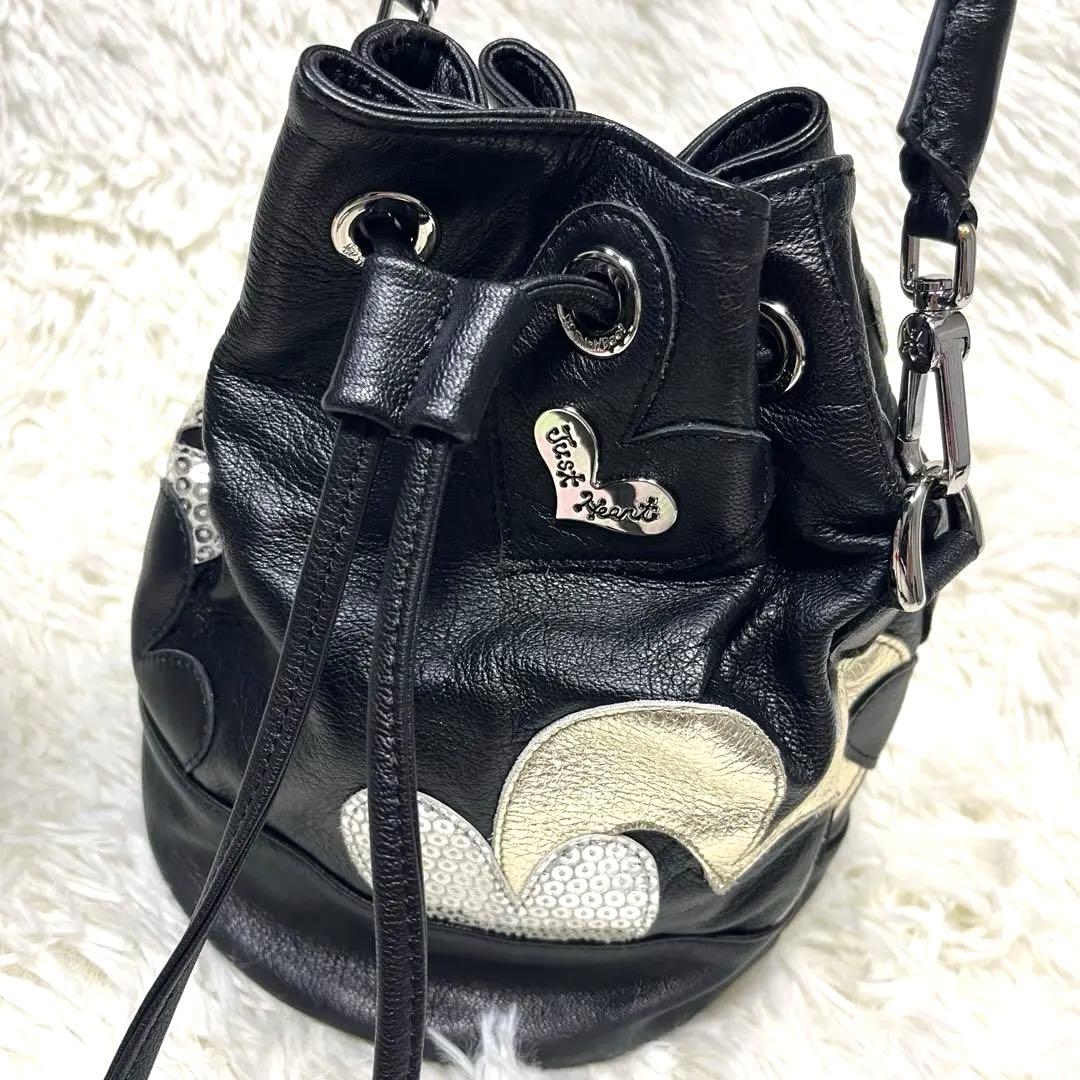 超希少 レア☆シンクビー ショルダーバッグ 巾着 2way レザー