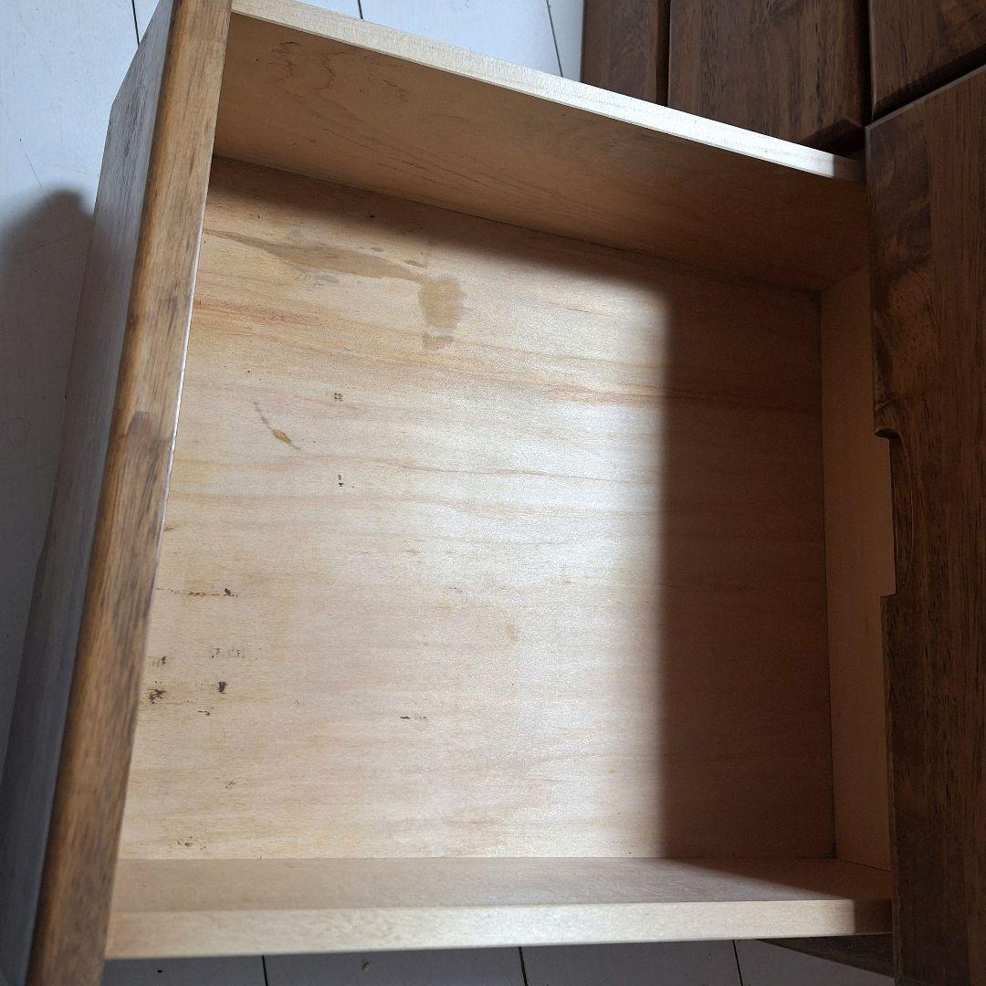 イペ材　テレビボード　ローボード　タンス　収納　スタイリッシュ　アンティーク