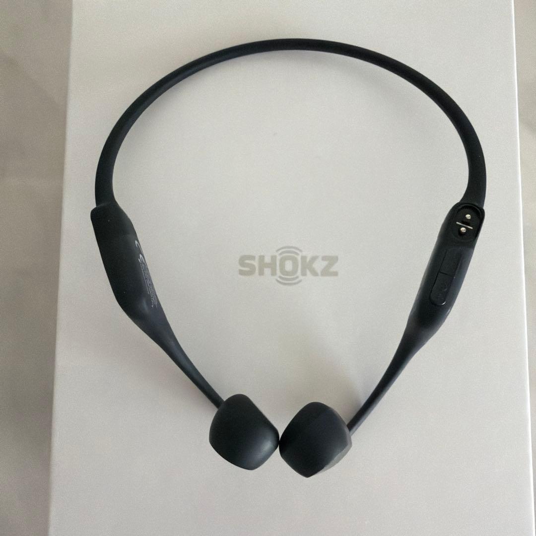 Shokz ワイヤレス骨伝導イヤホン OPEN Run Mini Black