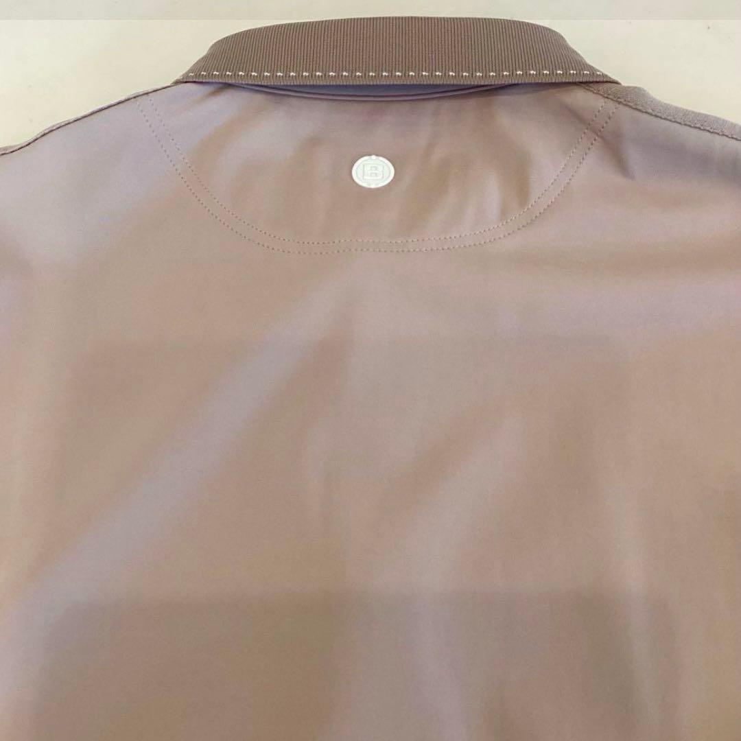 ラスト1点　完売品　BRIEFING LOGO LINE POLO グレージュM