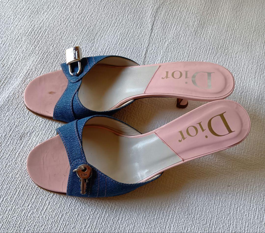 Dior デニムミュール 38サイズ