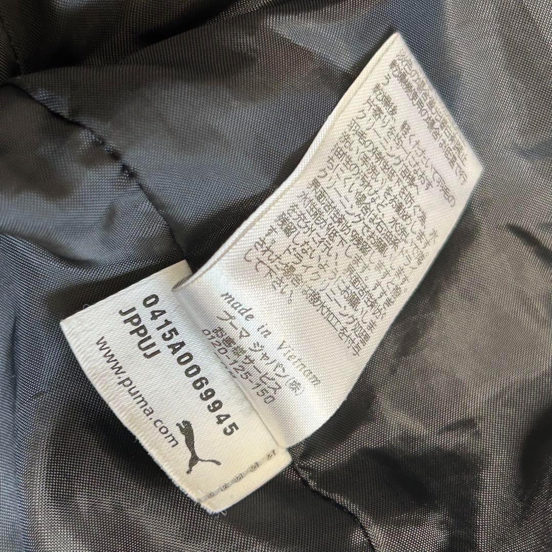 【美品】PUMA　プーマ　ダウン　2way ベンチコート　ロング　黒　サイズ感L