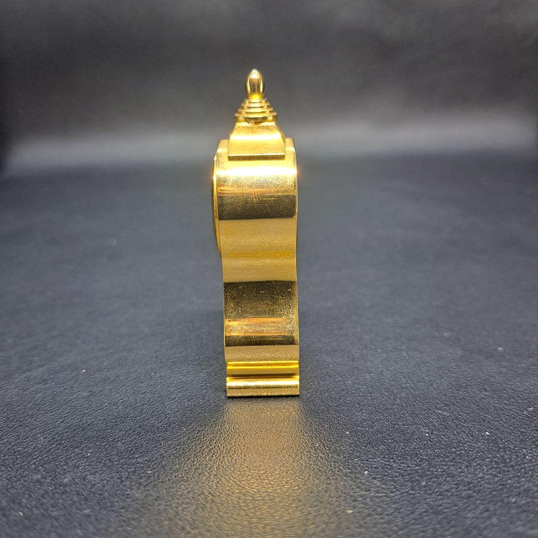 希少　リズム時計　ERGOLANO　ミニクロック　ゴールド　デッドストック