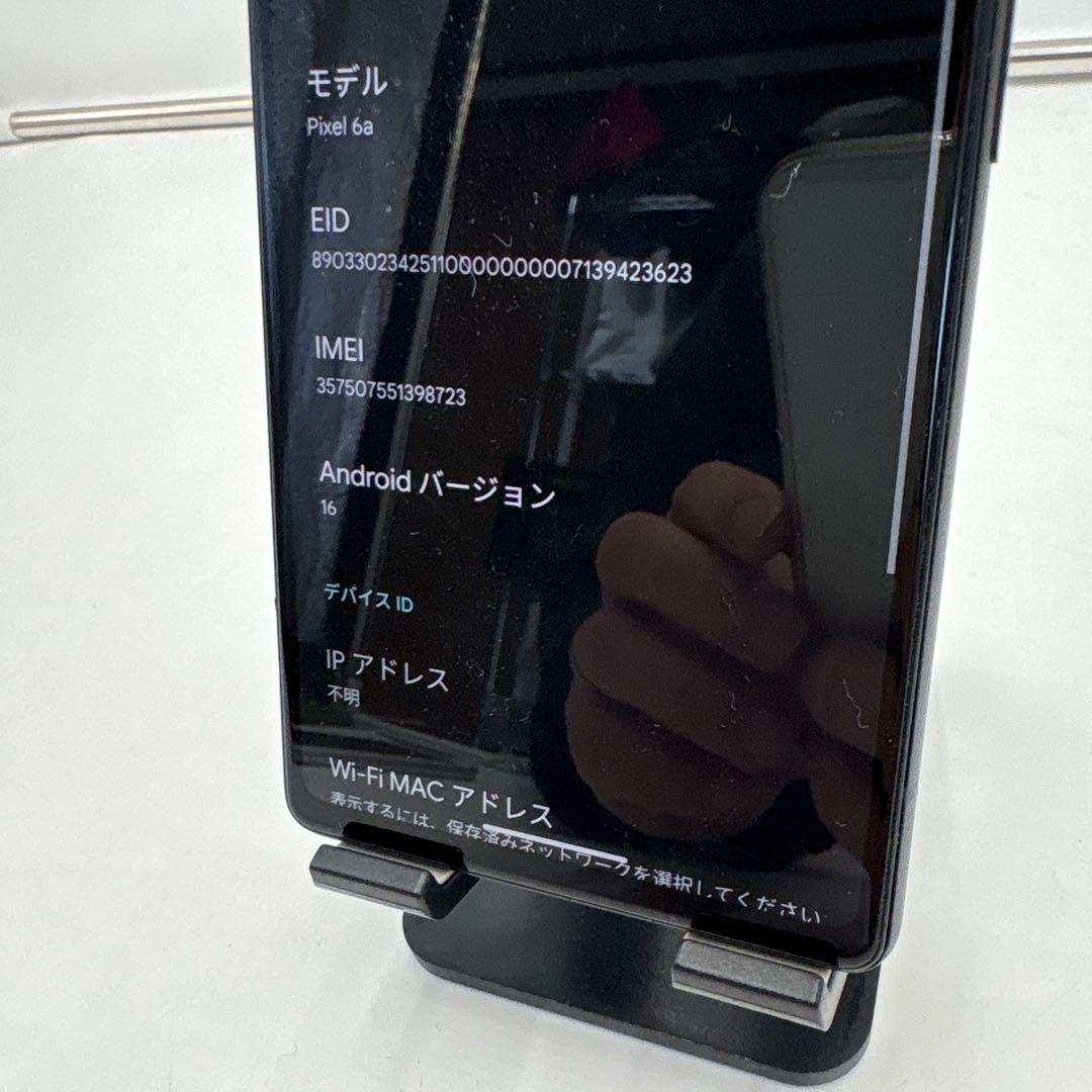 美品　Google Pixel6a スマホ