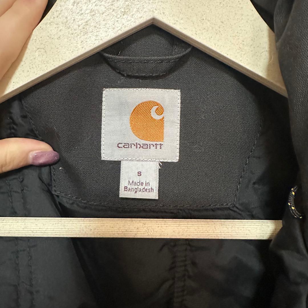 Carhartt ブラック ダック ベスト 中綿 クイックダック　メンズS