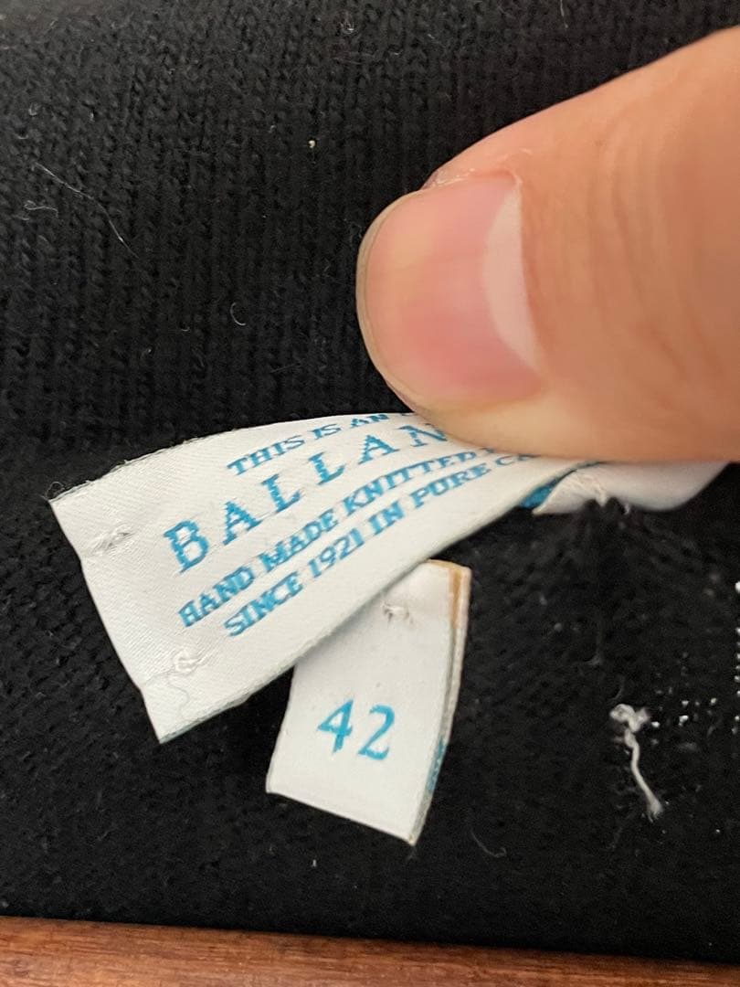 90s Ballantyne スコットランド製　カシミヤ　ヴァルーズ　ニット