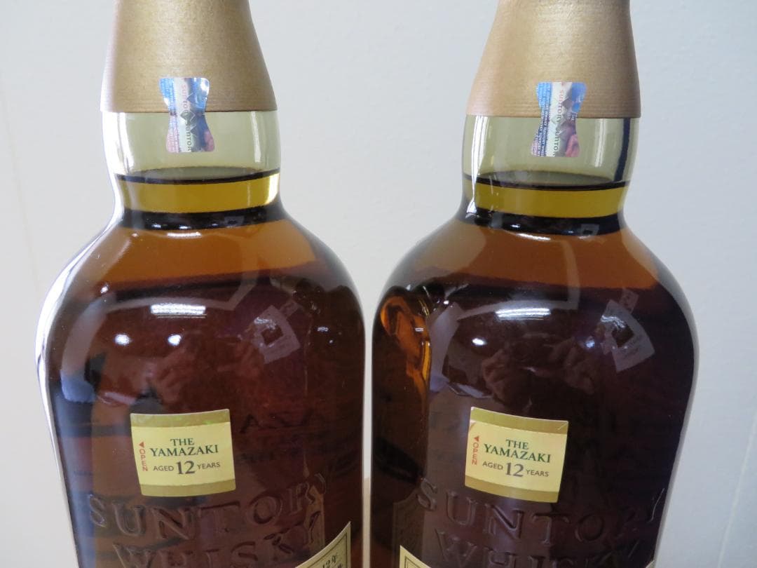 サントリー ウイスキー山崎12年　700ml×2本セット　未開栓