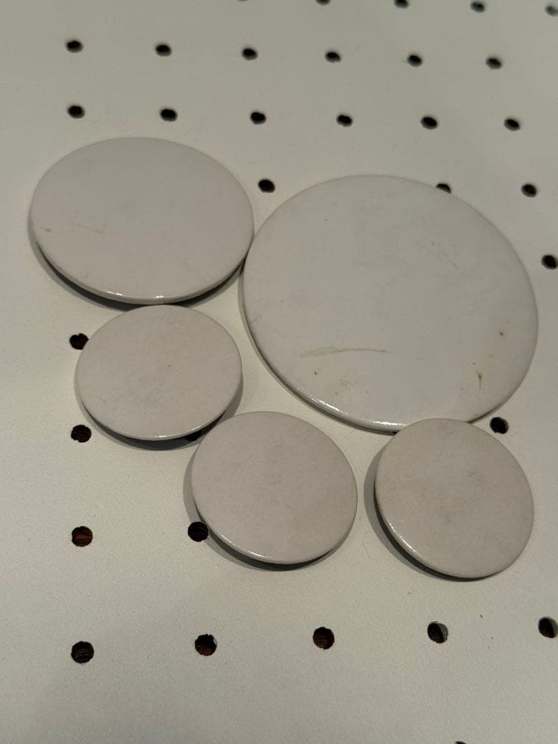 最初期　マルジェラ　ホワイト 缶バッジ　 5個セット