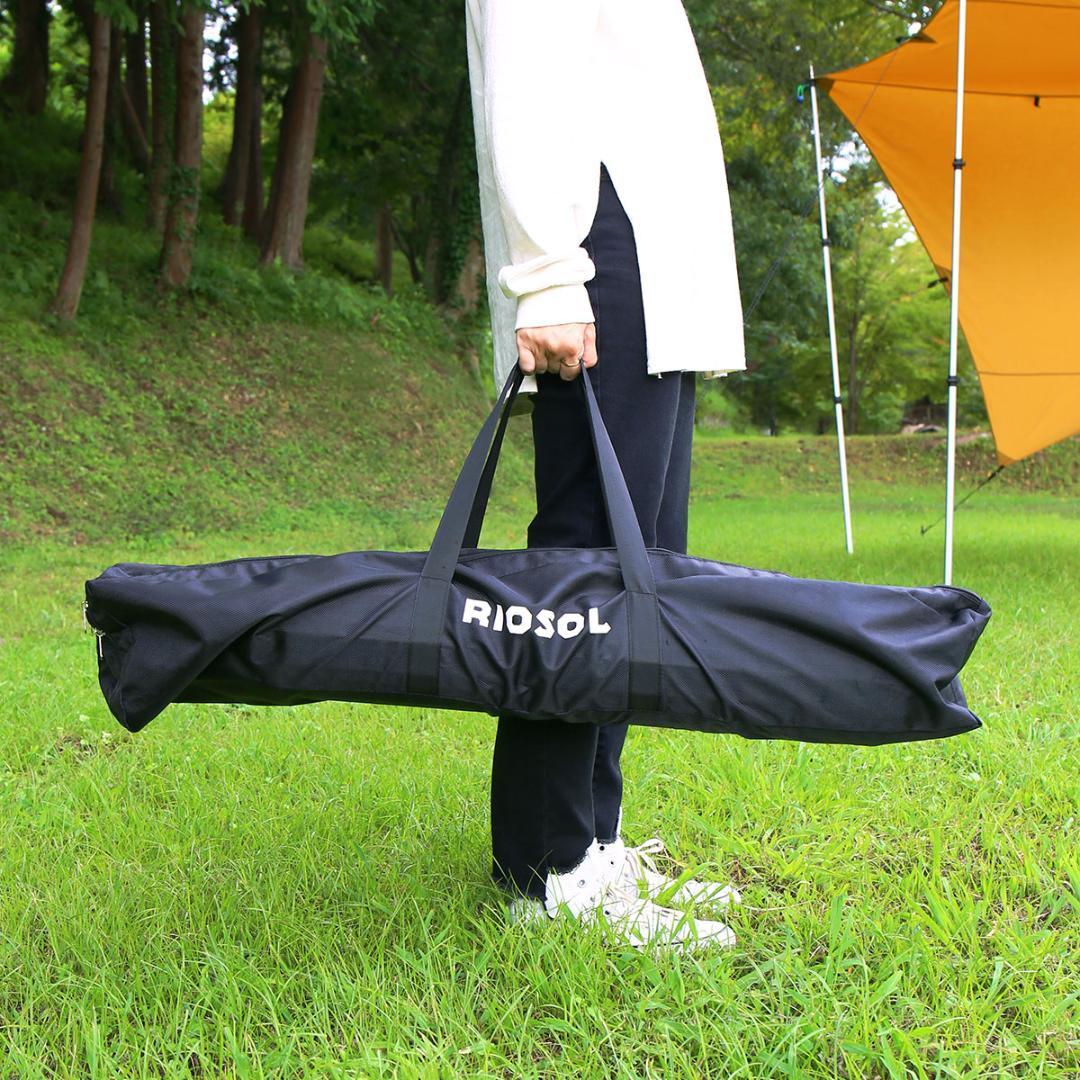 値下げ！訳あり！リオソル　ウッドロールトップテーブル　①　キャンプ　アウトドア