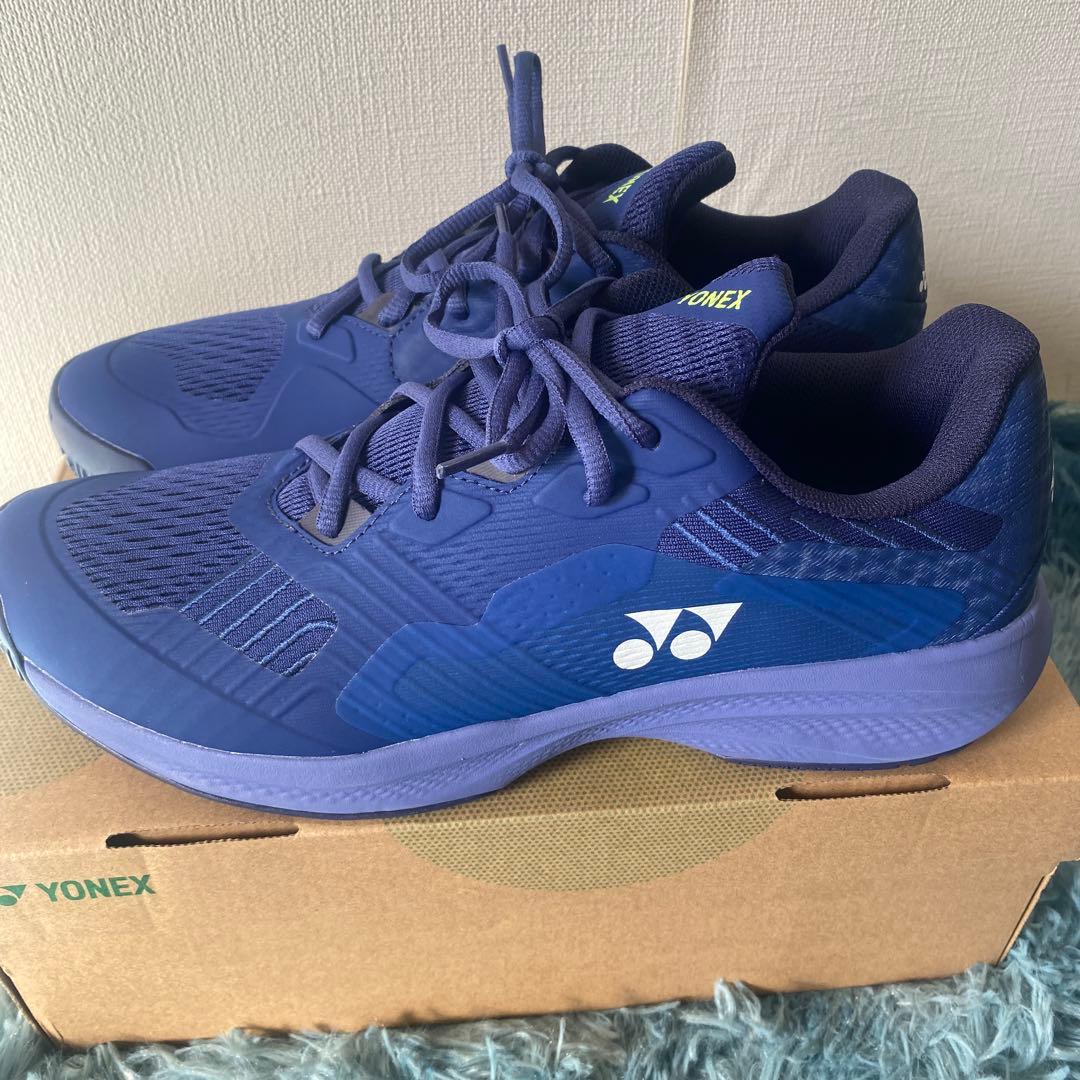 YONEX テニスシューズ　27.5 ネイビー　新品未使用　3E オムニクレー