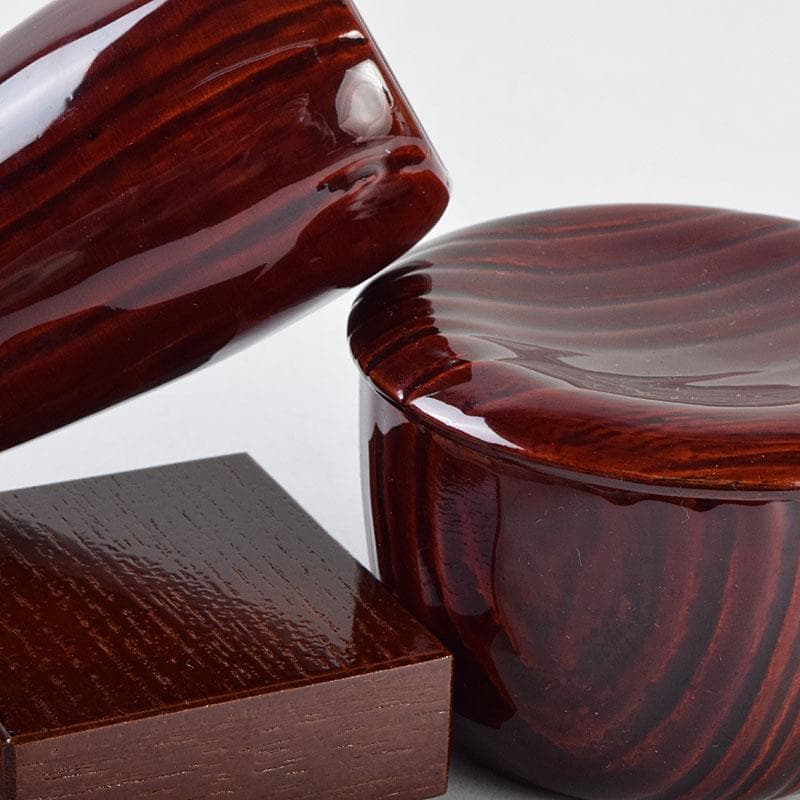 茶道具　島田竹宝斎作　御所篭　茶籠　棗　茶碗など　九点一式　共箱　FR9371H