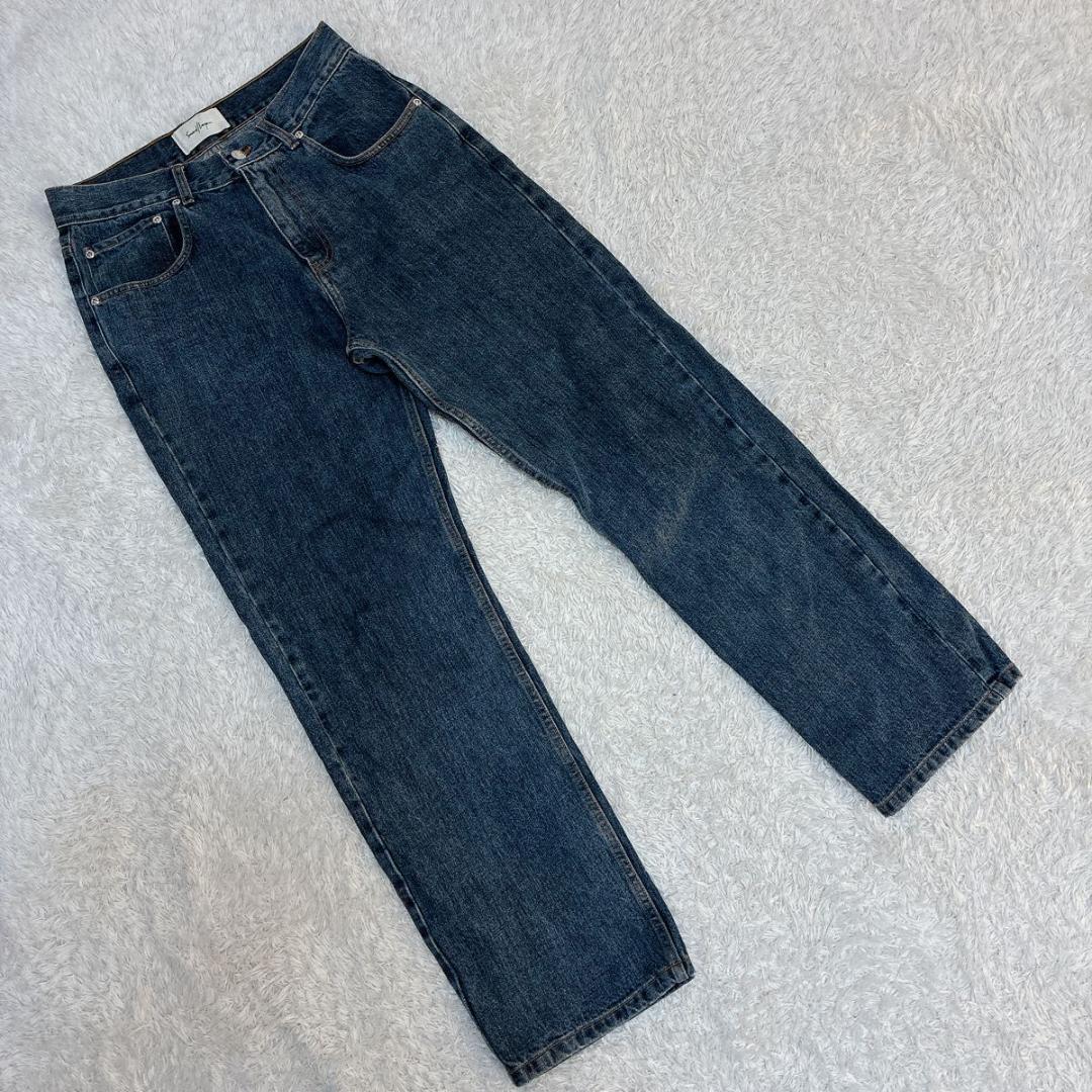 【良品】セカンドレイヤー　デニムパンツ　インディゴブルー　サイズ44