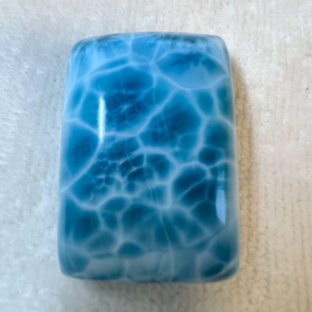 ラリマー　スクエア　カボション　ルース　裸石　天然