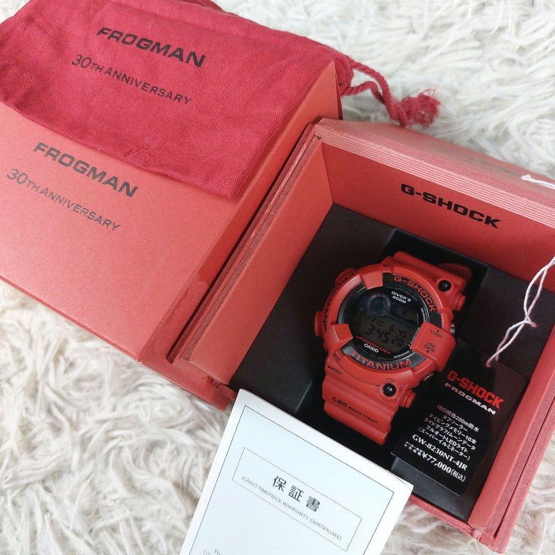 美品 箱タグ付 G-SHOCK FROGMAN 30周年記念モデル デジタル時計