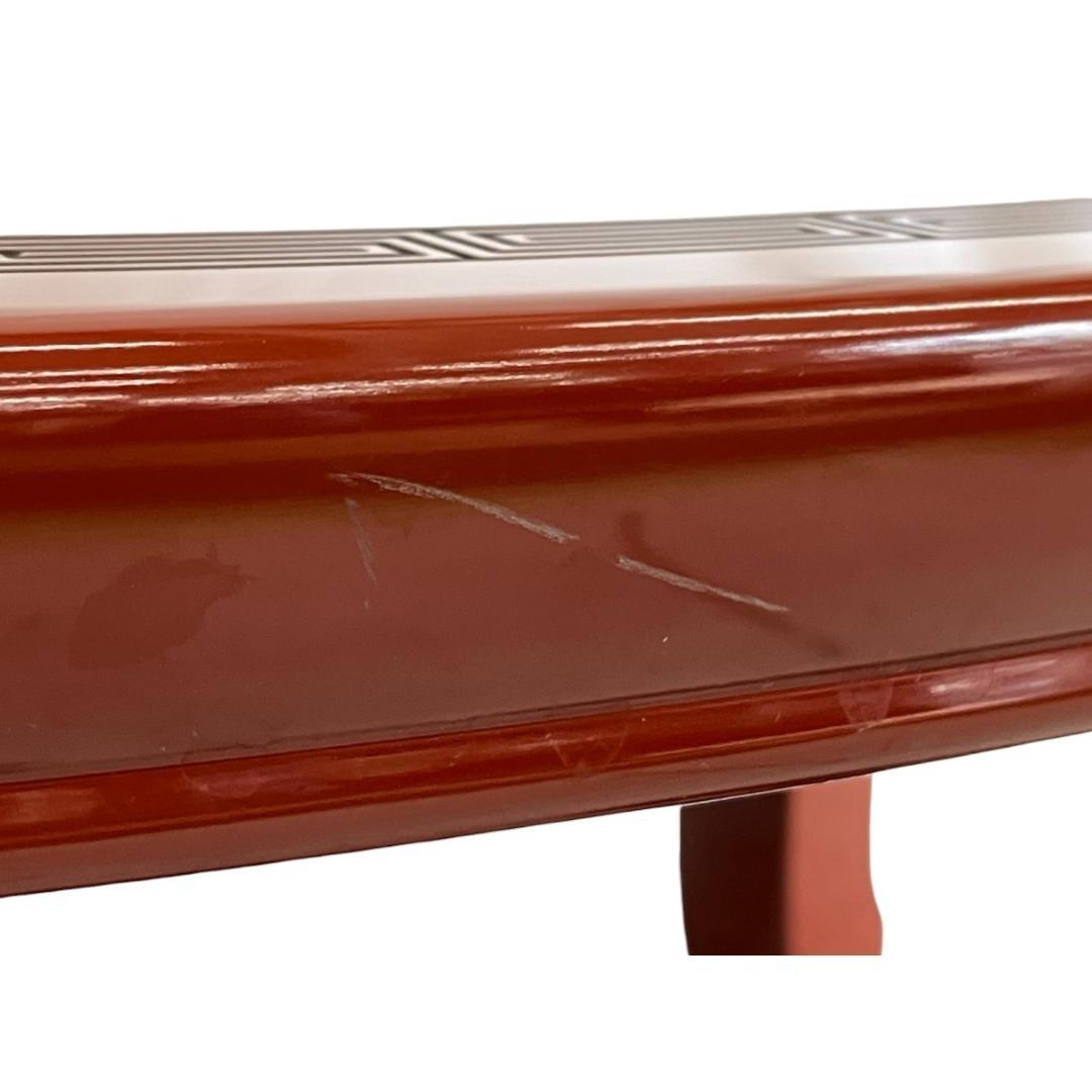 MORISHIGE漆塗り テーブルちゃぶ台年代物ヴィンテージもりしげ円形 中古