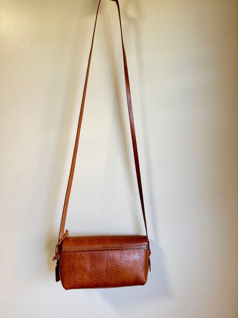 【アナロジコ】　ボタンミニショルダー/マローネ