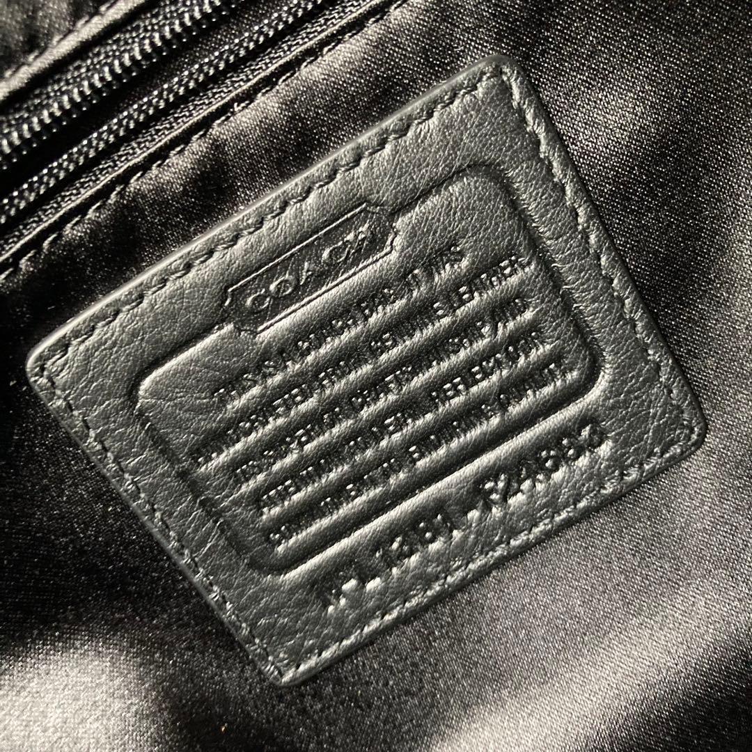 未使用級 coach コーチ 2way 黒 ブラック トートバッグ キャンベル