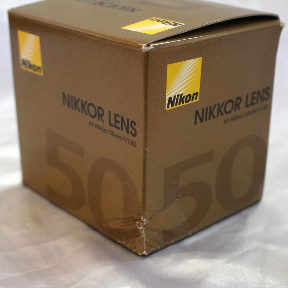 美品 Nikon AF 50mm f/1.8D レンズ ブラック