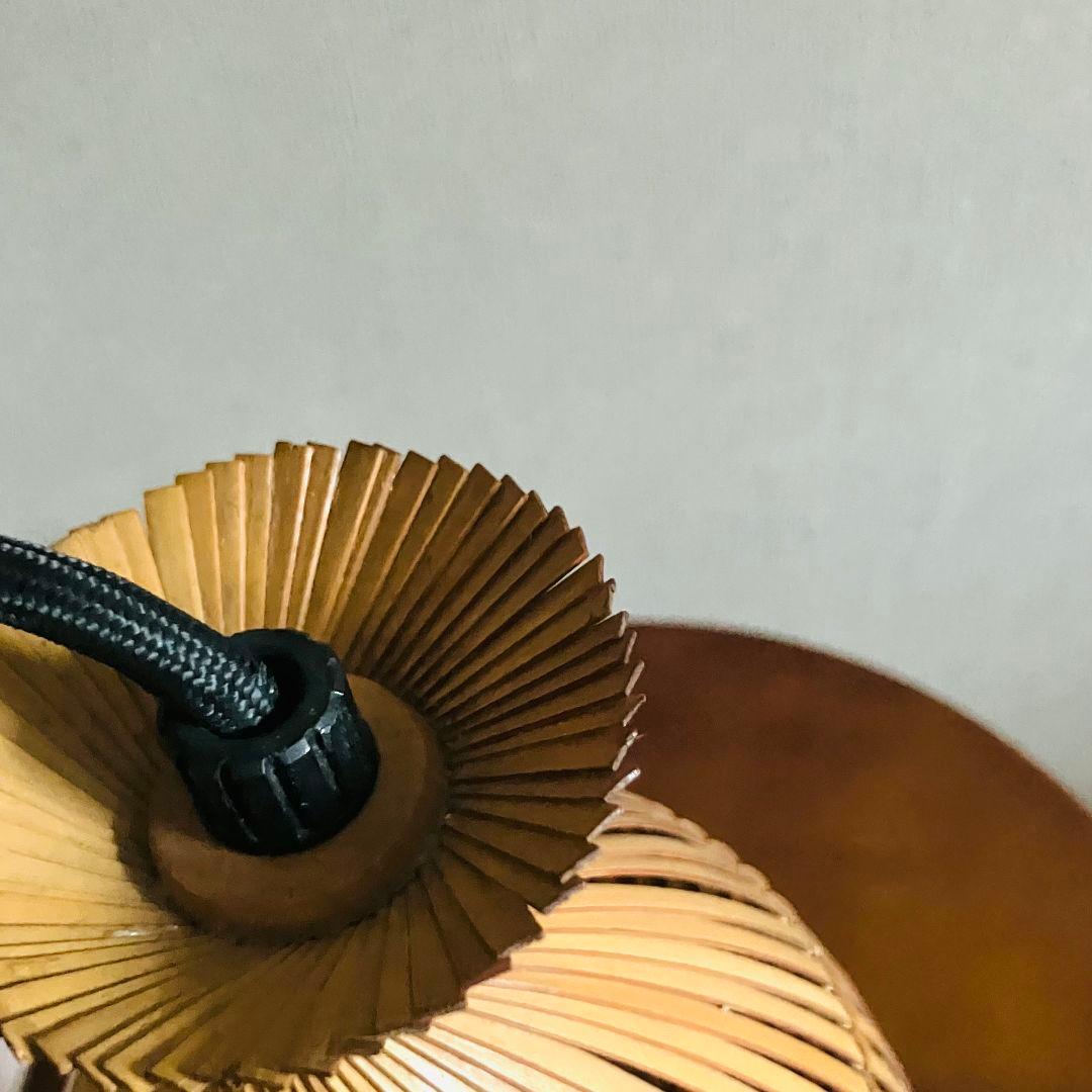 70'S 民藝 ヤマギワ 竹 ペンダントライト セット ジャパニーズモダン