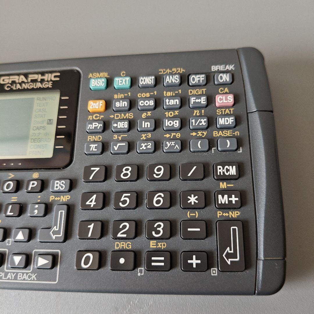 動作確認OK　SHARP ポケットコンピュータ PC-G850　中古
