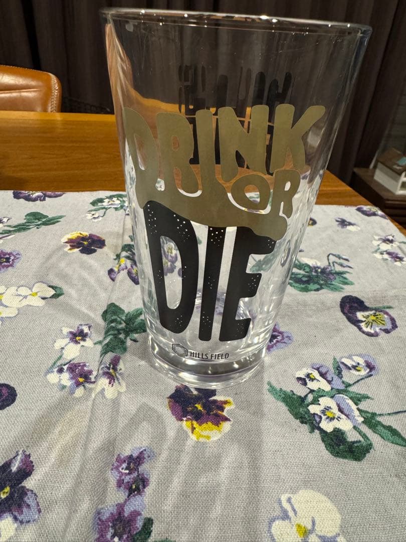 HILLS FIELD DRINK OR DIE グラス+Tシャツセット