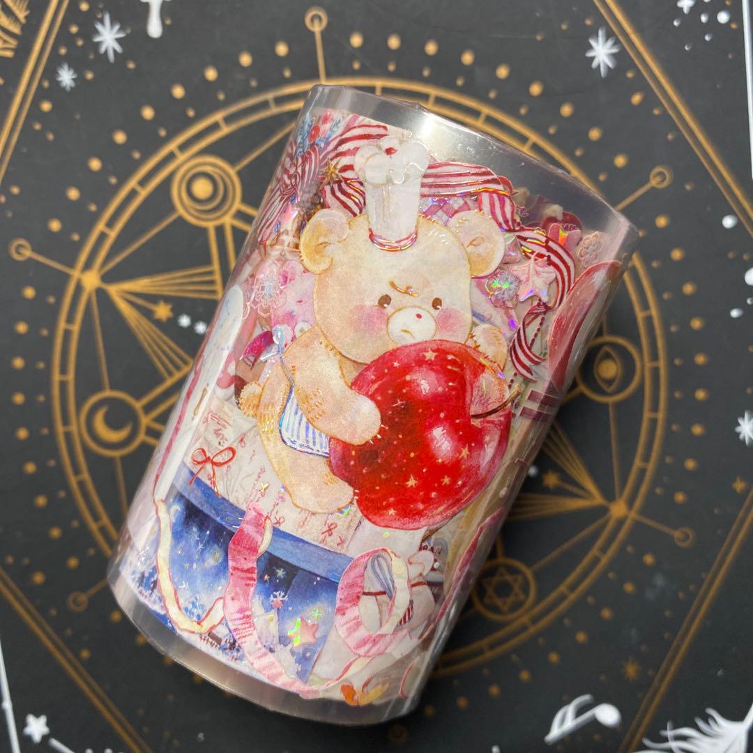 【V】海外　10m巻　貝殻光マスキングテープ　人物系/装飾系