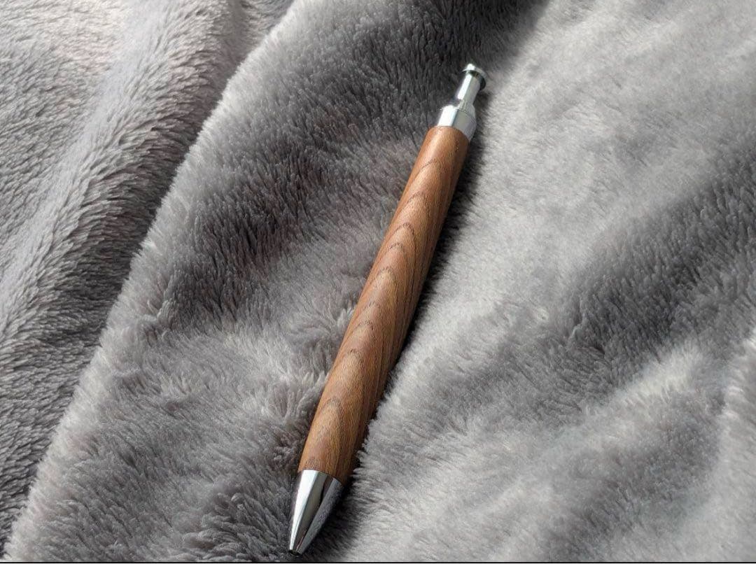 富士瘤craft シャーペン　黒柿、欅　野原工芸　ボナンペン　工房楔　こぶた工房
