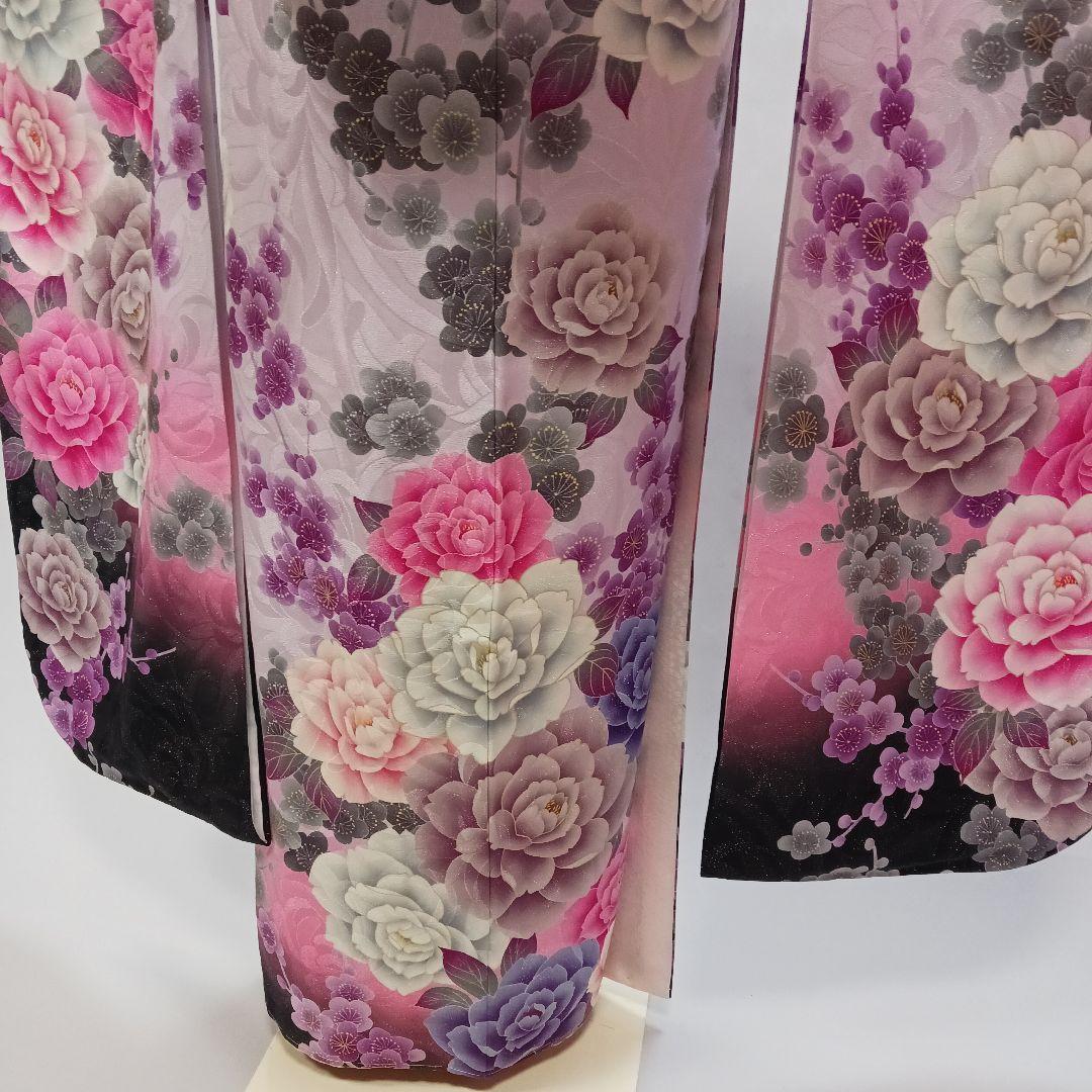 新品　 薄紫ラメ 　振袖フルセット