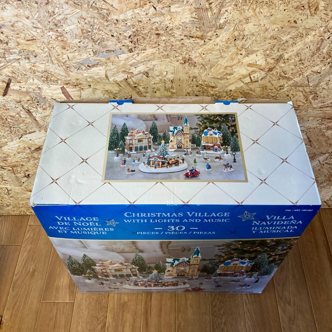 COSTCOクリスマスビレッジ 30ピースセット　訳アリ特価　よいクリスマスを！