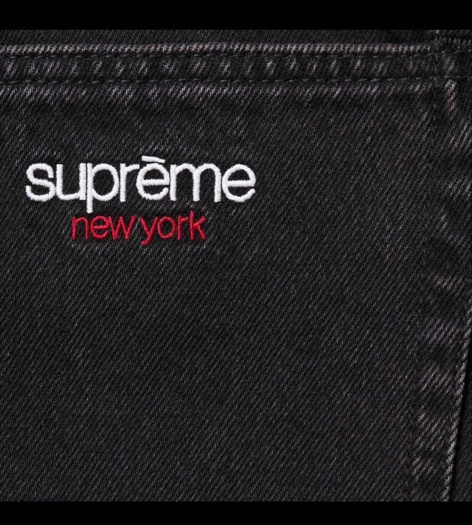 Supreme Baggy Jean (25FW) \"Black\" 32インチ