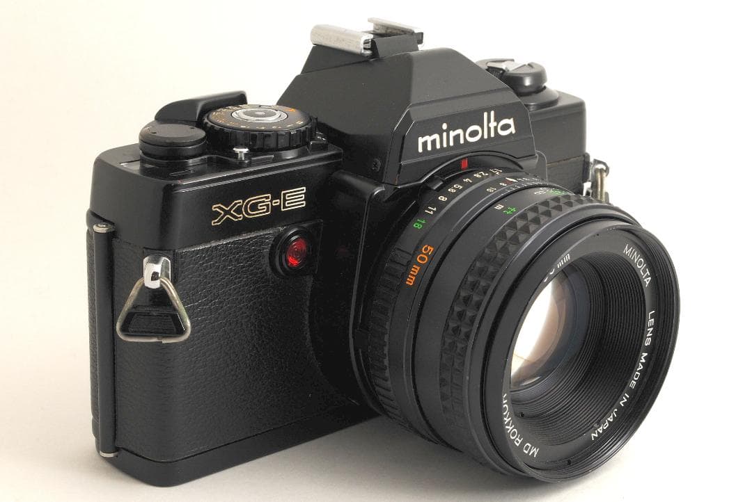 ミノルタ XG-E ブラック MD ROKKOR 50mm F/1.7