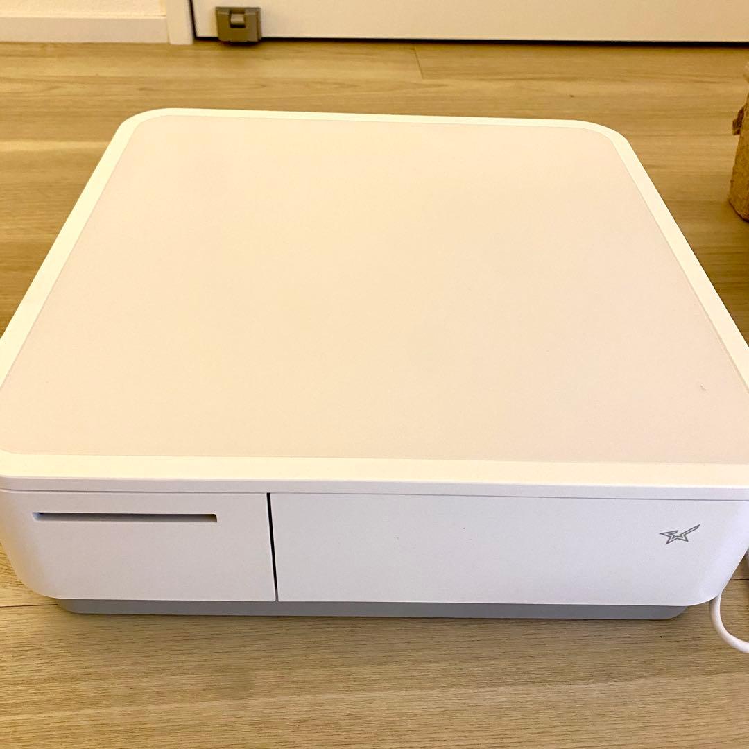 【美品】【完動】スター精密プリンター付キャッシュドロアMPOP10-WHT-JP
