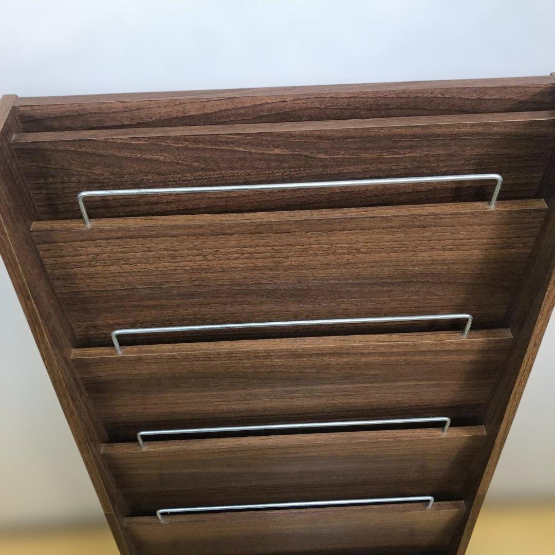 送料無料 木製 マガジンラック 5段 雑誌収納 絵本スタンド251130