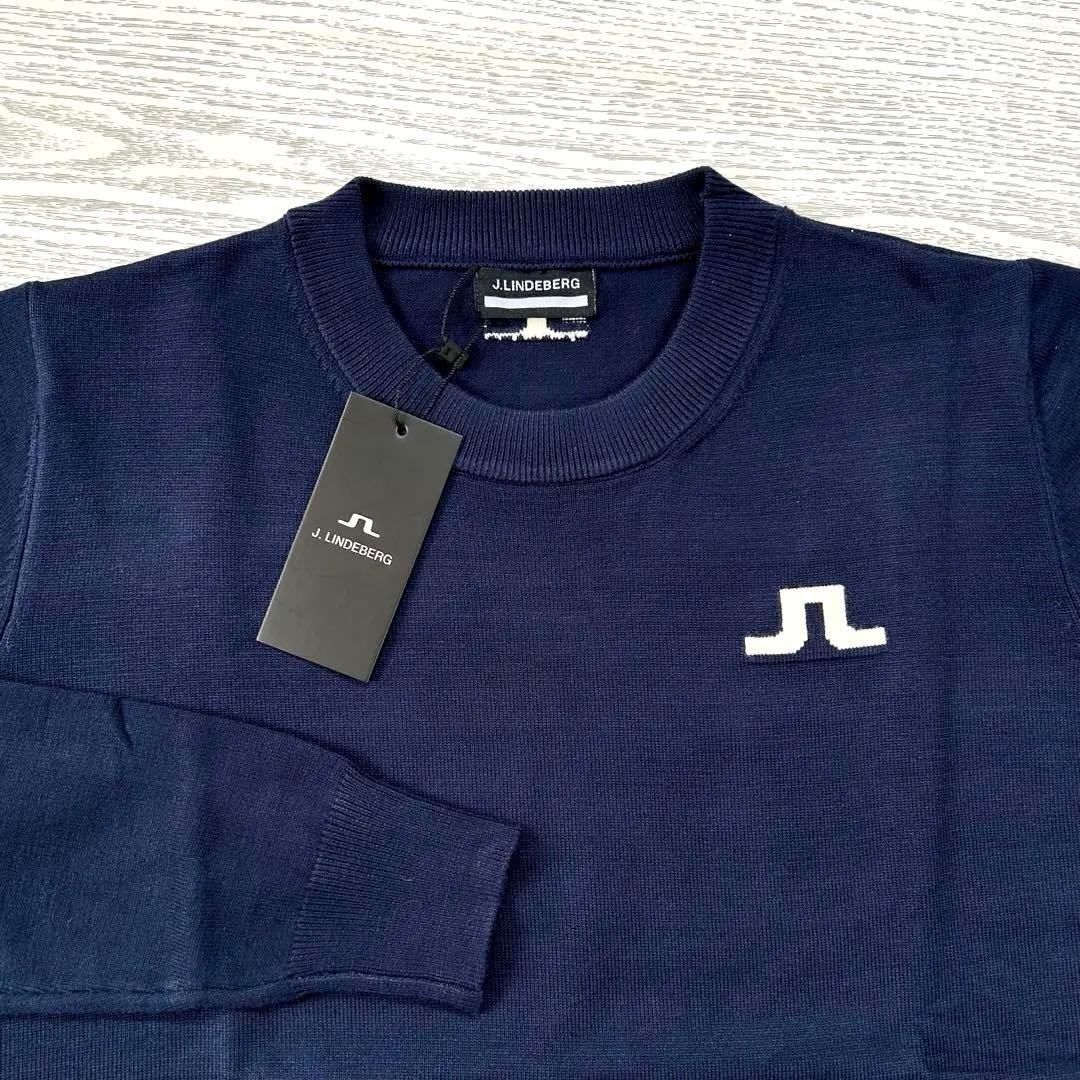 J.LINDEBERG ジェイリンドバーグ クルーネックセーター サイズL