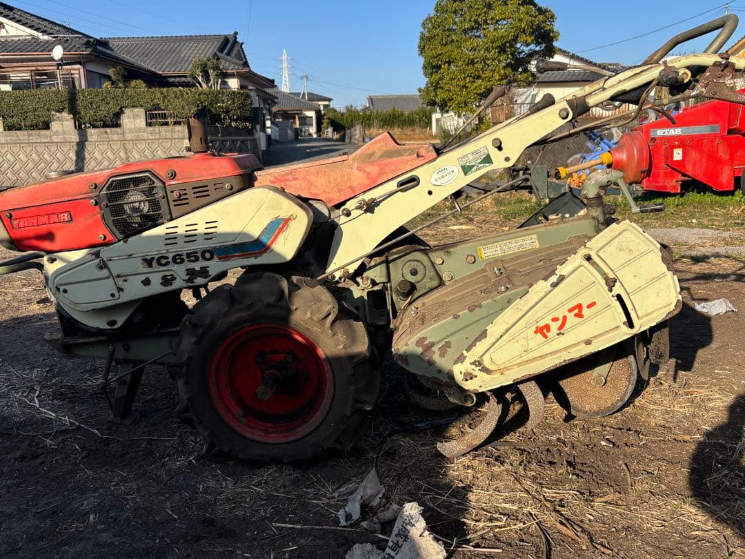 鹿児島志布志市ヤンマー ディーゼル 耕うん機YC6506.5馬力軽油引き取り限定
