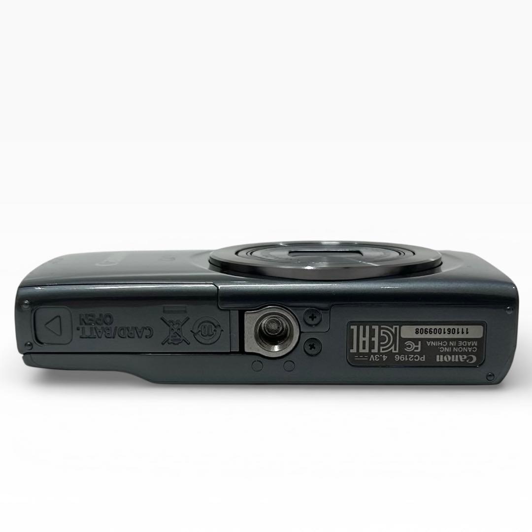 美品 Canon キヤノン IXY160 PC2196 シルバー デジタルカメラ