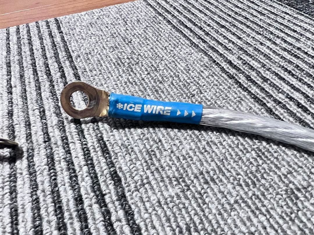 ICE WIRE アーシングケーブル ハイカレントアーシング 全長 約93㎝