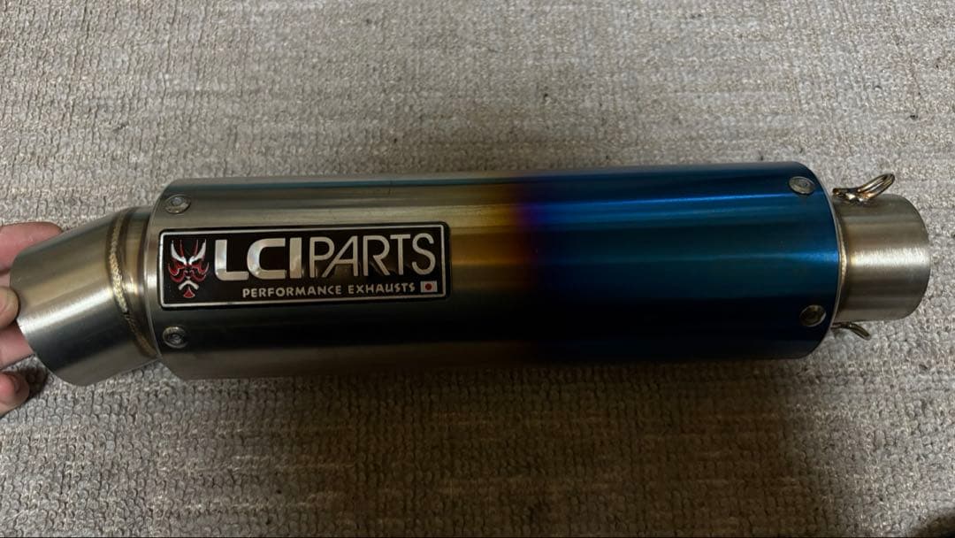 DANMOTO スリップオンマフラー チタン 50.8