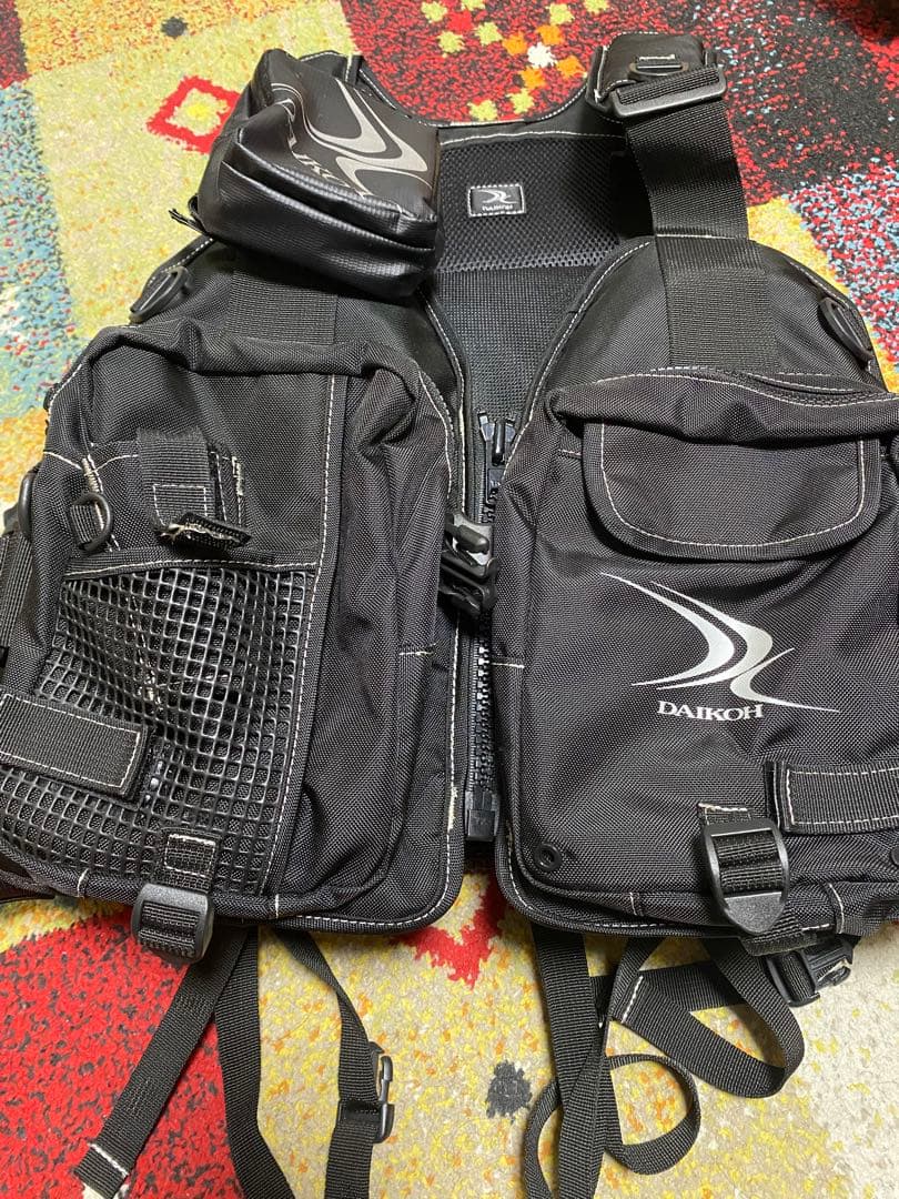 DAIKOH フィッシングベスト ブラック