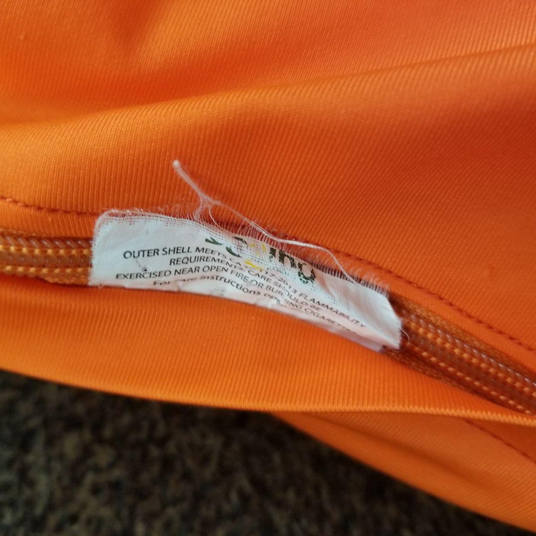 【ピコ】yogibo ヨギボー　オレンジ　ビーズクッション