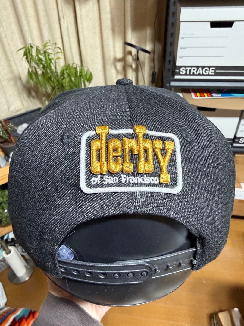 Derby of San Francisco ブラック⭐︎スナップバック⭐︎USA