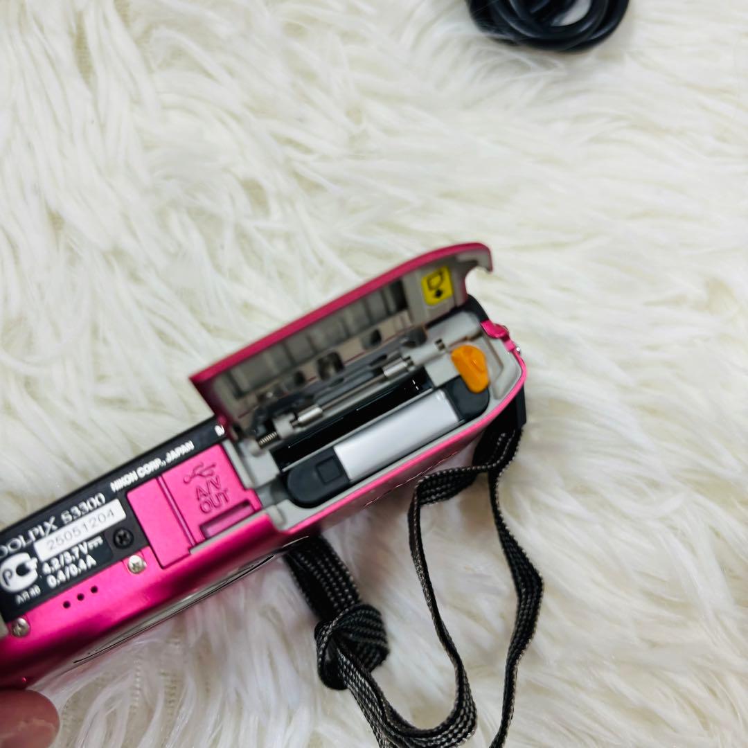 【美品】Nikon COOLPIX S3300 ストロベリーピンク