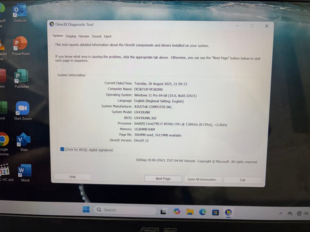 ASUS ZenBook UX430UNR ノートパソコン i7 / 16GB