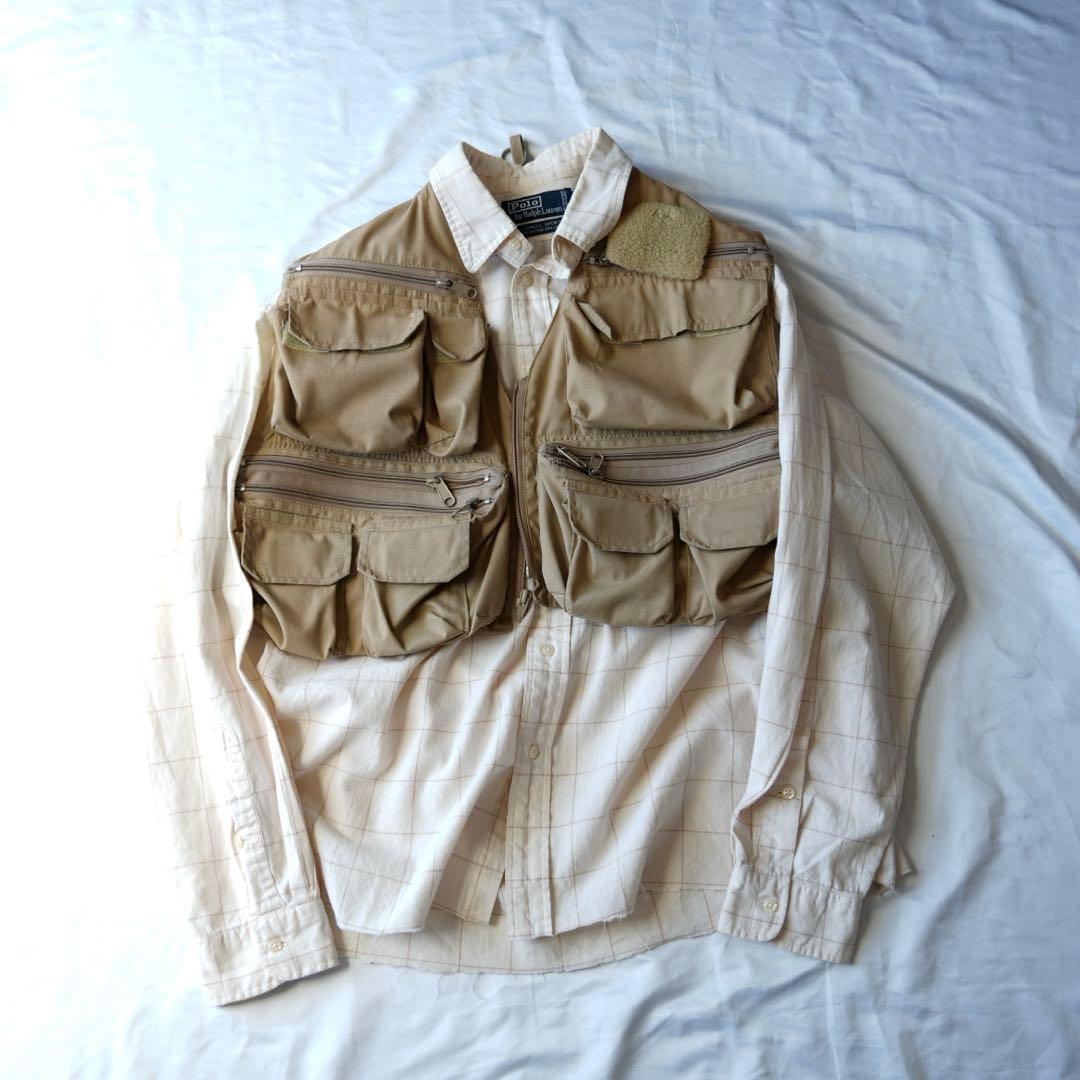 80s 90s ORVIS フィッシングベスト 短丈 vintage古着　USA