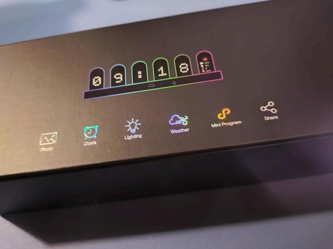 Nixie tube clock,ニキシー管クロック、デジタル写真アップロードp